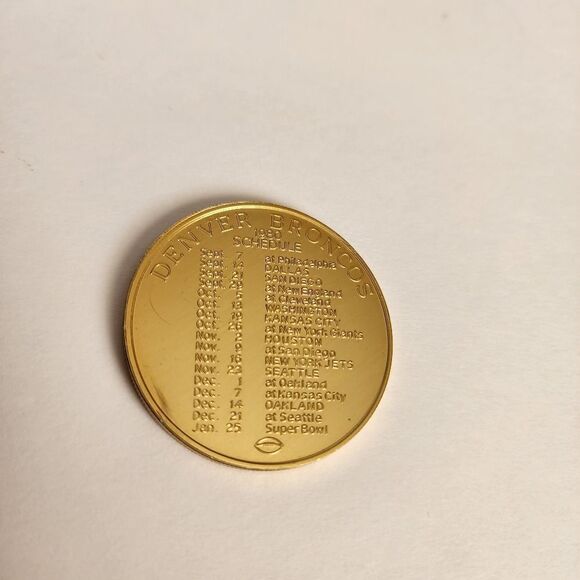 Vintage Denver Broncos/ First of Denver One Bronco Buck 1980 - Picture 2 of 2